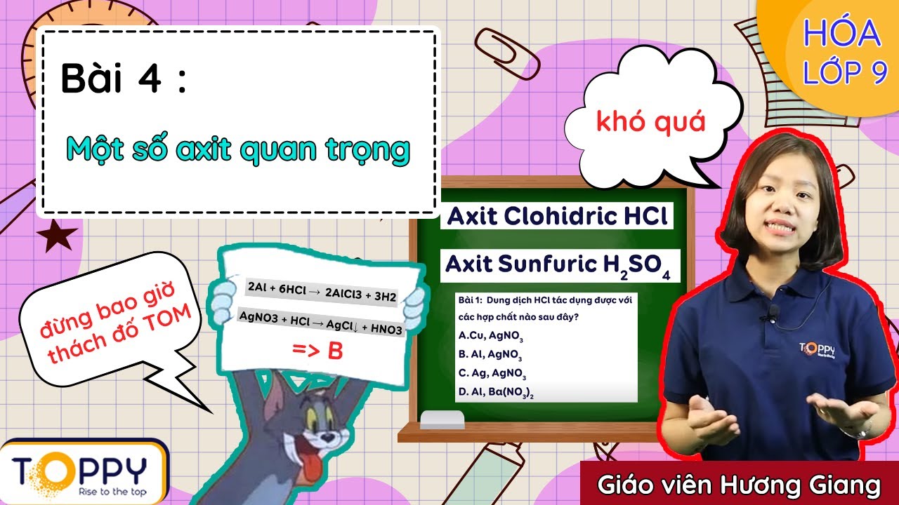 Toàn Quốc Học online môn Hóa lớp 8 - 12 tại nhà - TOPPY