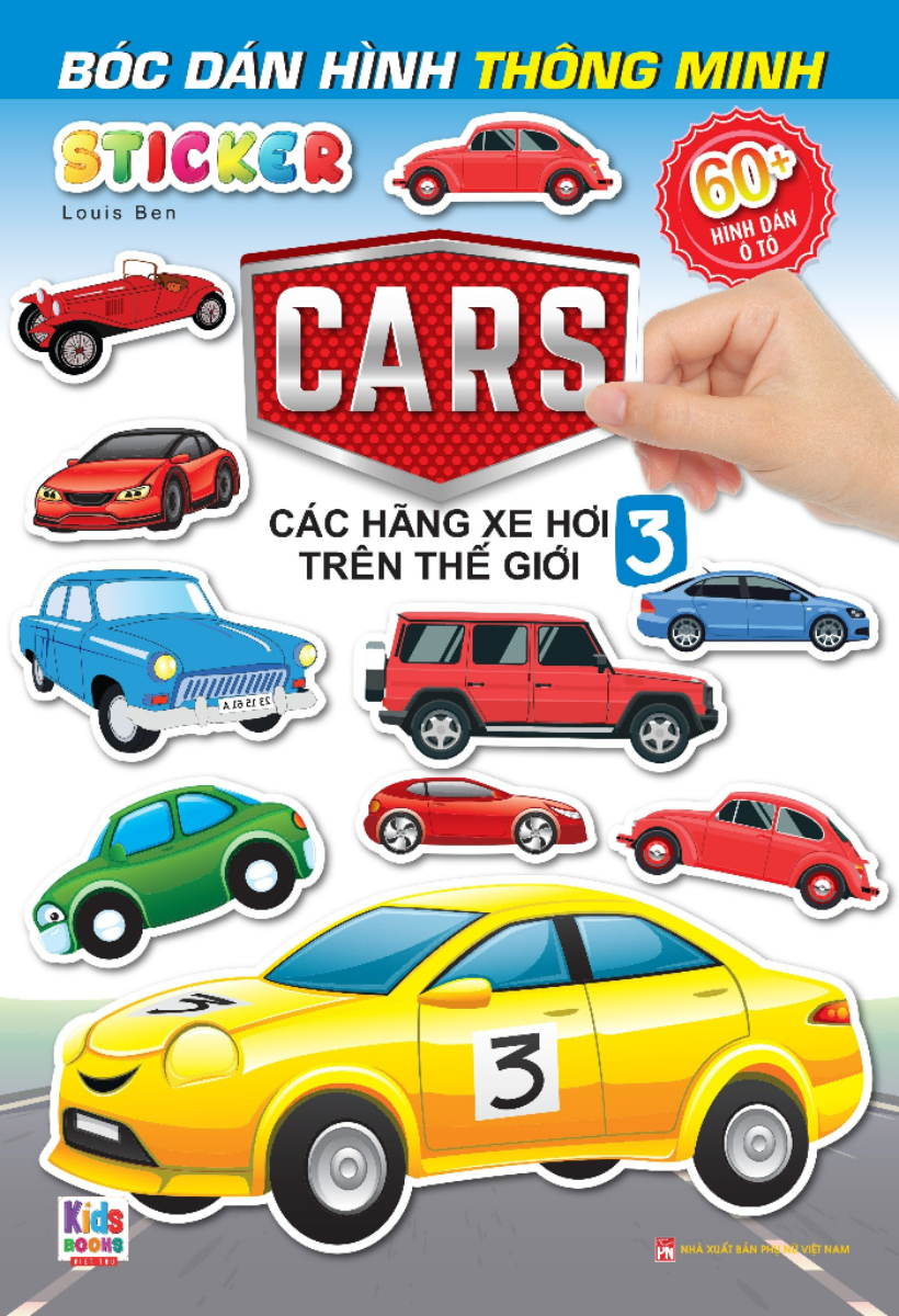 Bóc Dán Hình Sticker Thông Minh - Cars: Các Hãng Xe Hơi Trên Thế Giới Tập 3 _VT
