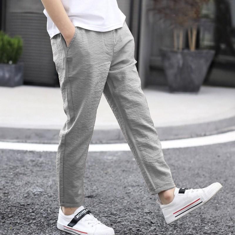 Quần đũi lụa cotton co giãn