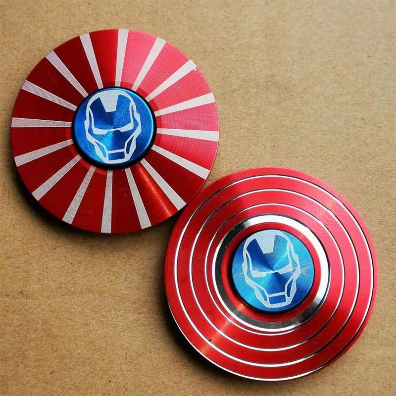 Con quay Fidget Spinner Hulk đen người khổng lồ xanh Caption American bằng kim loại cực chất