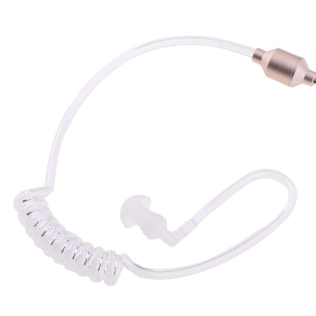 Air Tube Headset Earpiece Earphone Mic 2Pin for Baofeng Walkie Talkie Radio