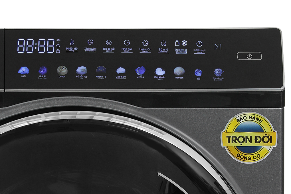 AQD-DW1000J(BK) - MÁY GIẶT CỬA TRƯỚC AQUA AQD-DW1000J(BK) INVERTER - Hàng chính hãng