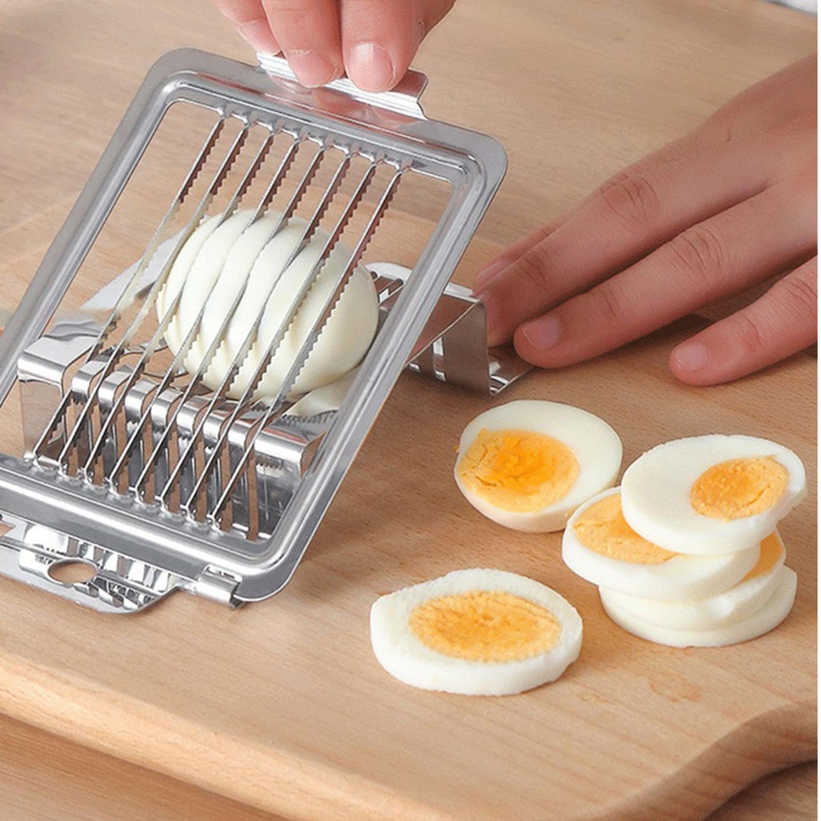 Egg Cutter Kitchen Accessories Tomato Slicer Multifunction Household Egg Tools Manual Divider Boiled Egg Slicer