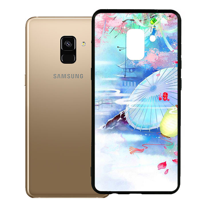 Ốp lưng viền TPU cho điện thoại Samsung Galaxy A8 Plus 2018 - Diên Hi Công Lược Mẫu 7