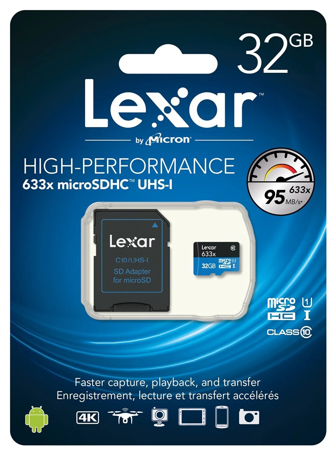 Thẻ nhớ Lexar 32gb, 64gb, 128gb Class 10 tốc độ 80Mb/s