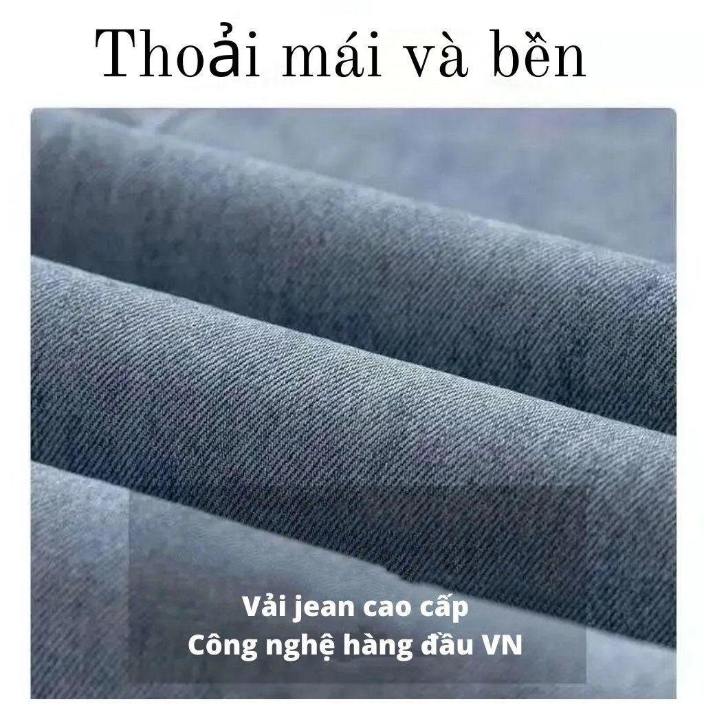Quần Jean Baggy Nam Ống Rộng Dáng Suông Form Đứng Phong Cách Unisex Chất Vải Bò Cao Cấp Dày Dặn Hottrend 2022