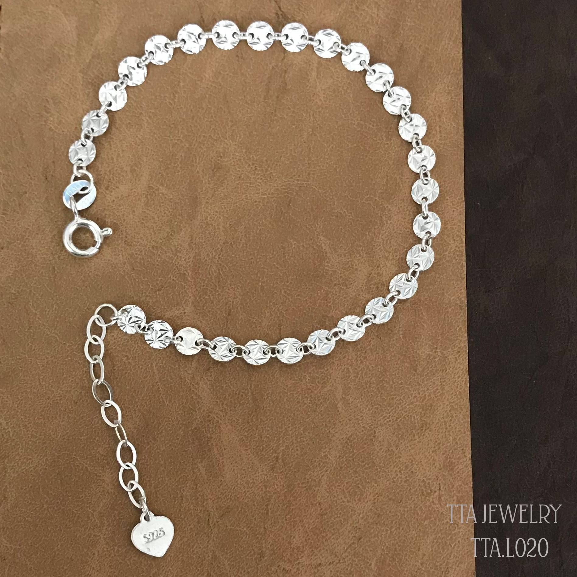 Lắc tay nữ chuẩn Bạc S925 TTA Jewelry cho vòng tay thanh lịch – TTA.L020