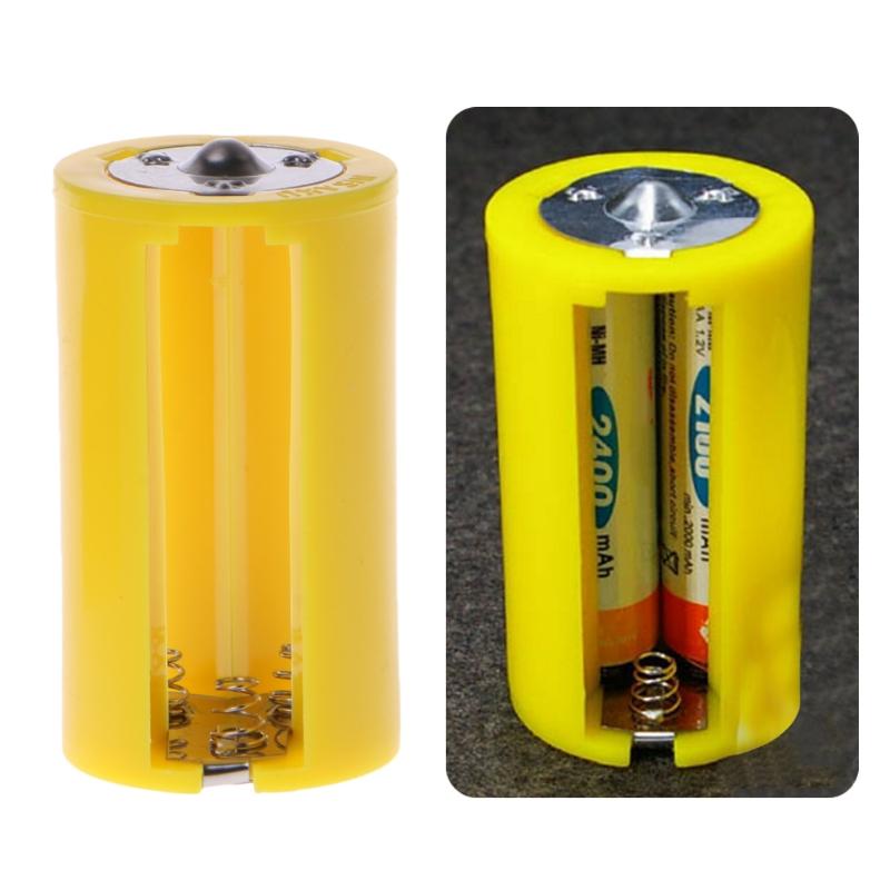 4 CÁI 3 Bộ giữ pin Kích thước AA đến D Bộ chuyển đổi Bộ chuyển đổi Bộ chuyển đổi Bộ chuyển đổi Hộp nhựa Màu sắc: Vàng