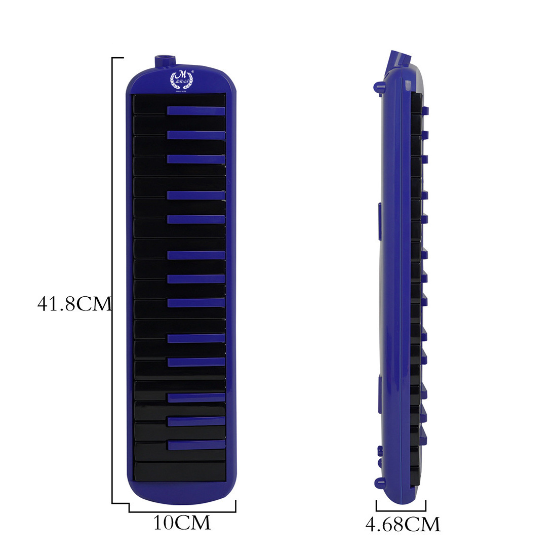 Kèn Melodion, Melodica, Pianica - Mbat KF-32 - Kèn 32 phím cao cấp, túi hộp EVA, nhựa ABS an toàn, màu xanh - Hàng chính hãng
