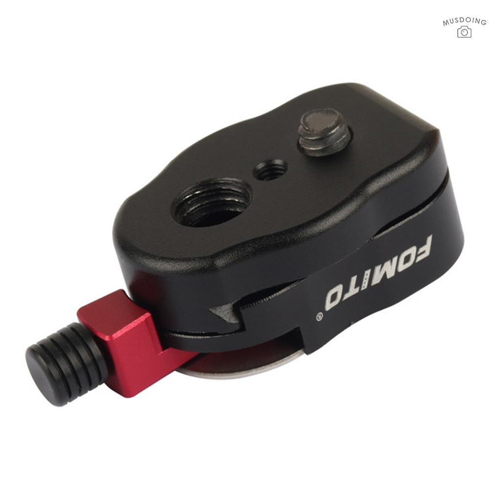 Tấm Tháo Lắp Nhanh Mini 3 / 8 Inch Lỗ Và Ốc Vít 1 / 4 Inch Cho Máy Ảnh Dslr