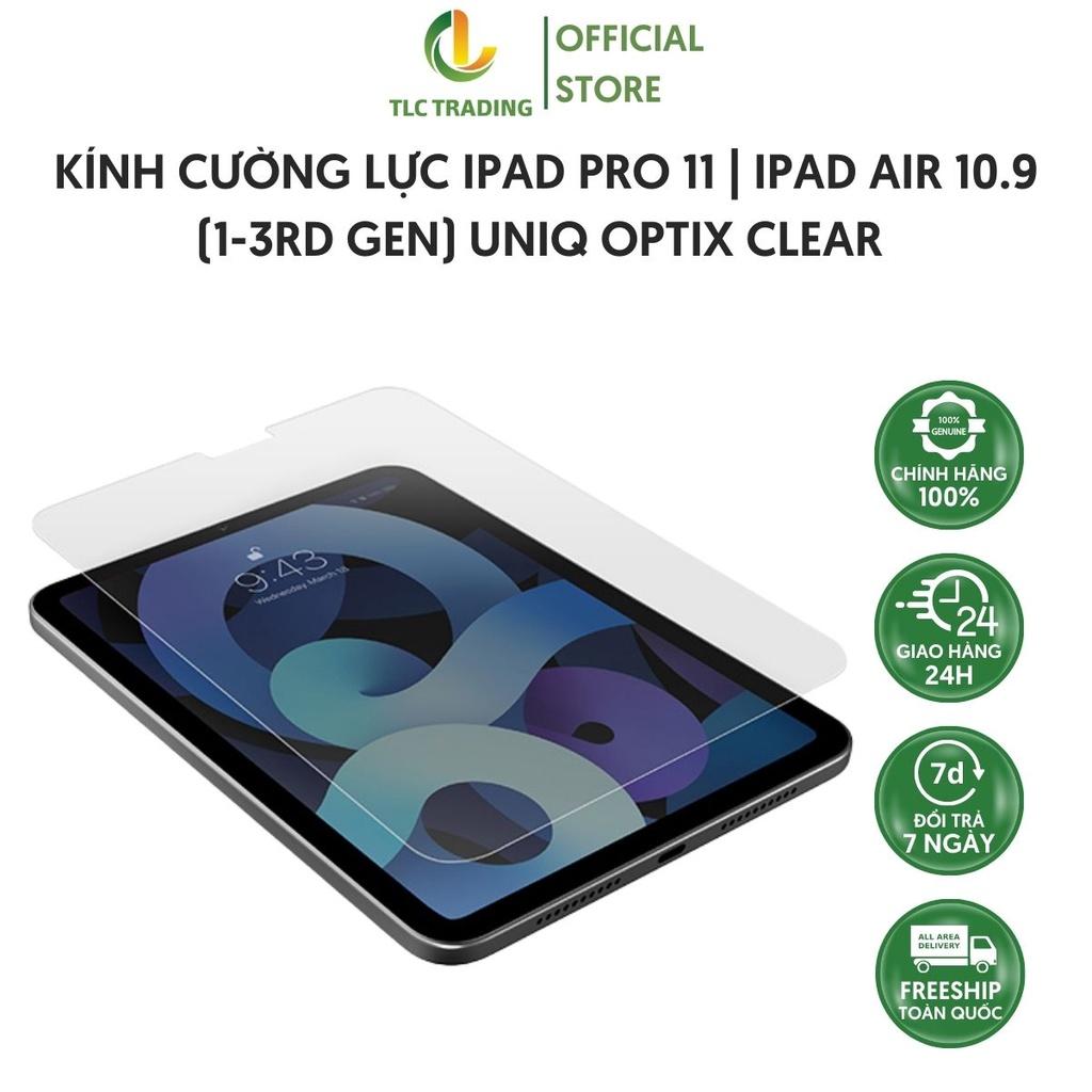 Kính Cường Lực UNIQ OPTIX Clear dành cho iPad Pro 11 / iPad Air 10.9 Bảo Vệ Màn Hình Cao Cấp - Hàng chính hãng