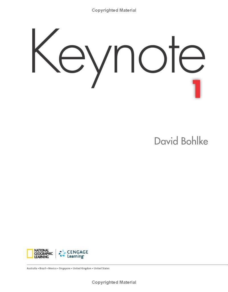 KEYNOTE AME 1 STUDENT BOOK