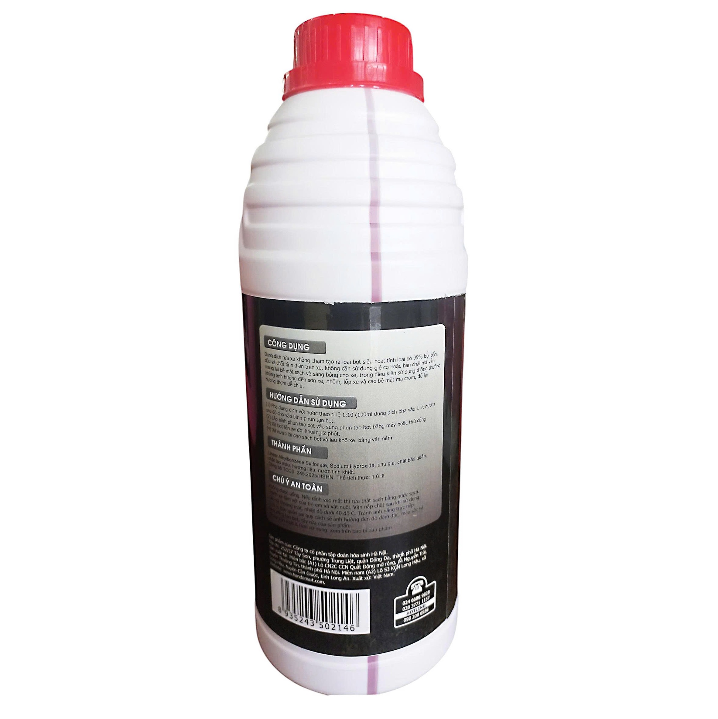 Nước rửa xe không chạm 1 Lít- Nhanh chóng tiện lợi an toàn sơn xe