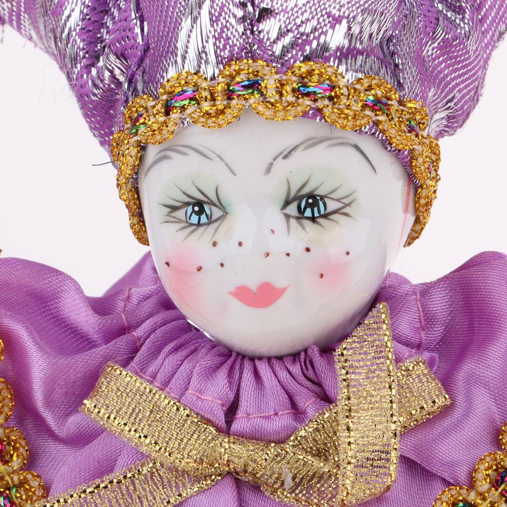 Sweet Porcelain Triangel Doll Figures Delicate Artware for Valentine Gift #A