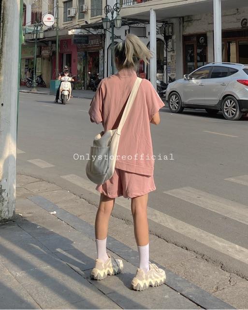 Set thể thao hồng siêu xinh