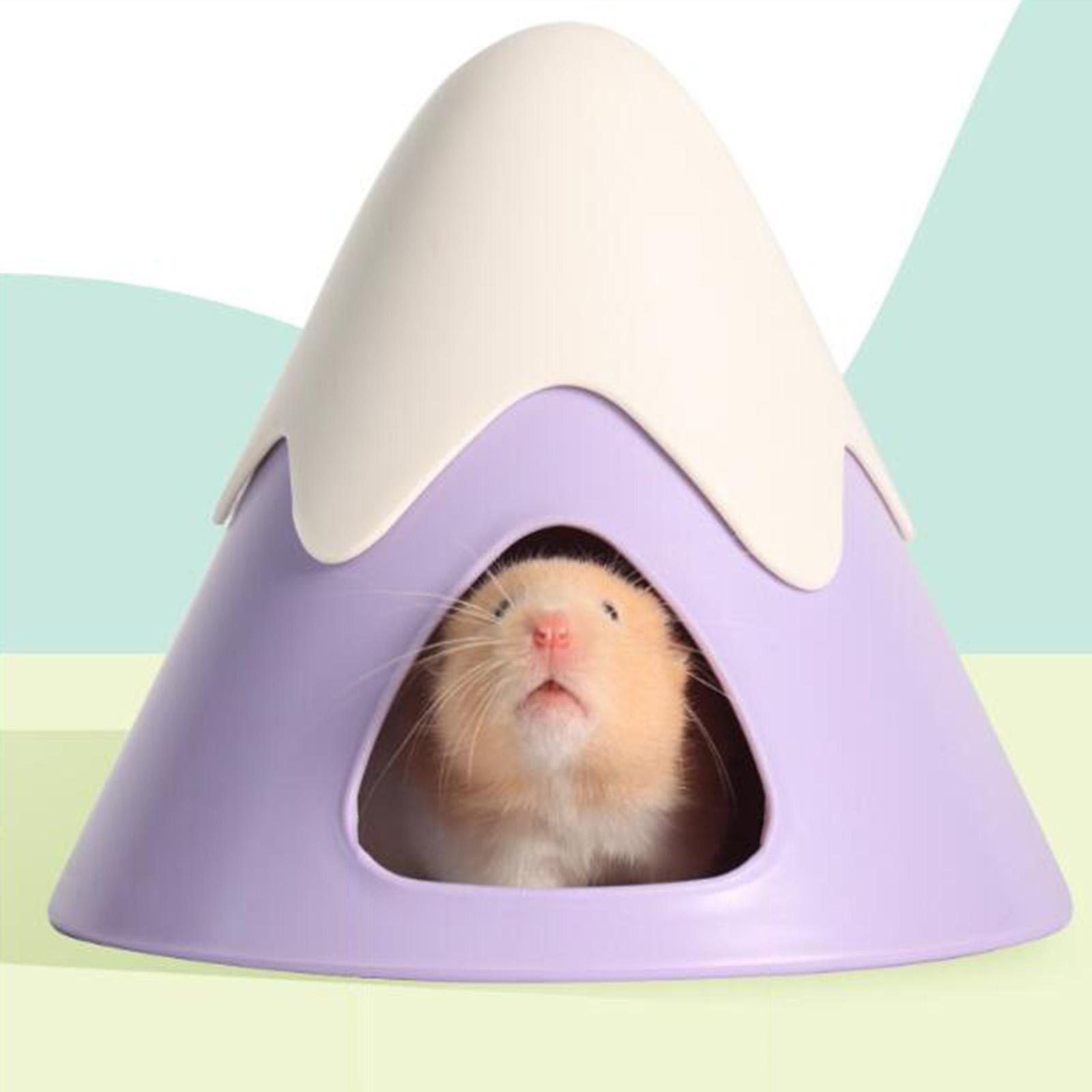 Mini Hamsters House Tent Cave Pet Hideout Hut for Hedgehog Small Animal Squirrel