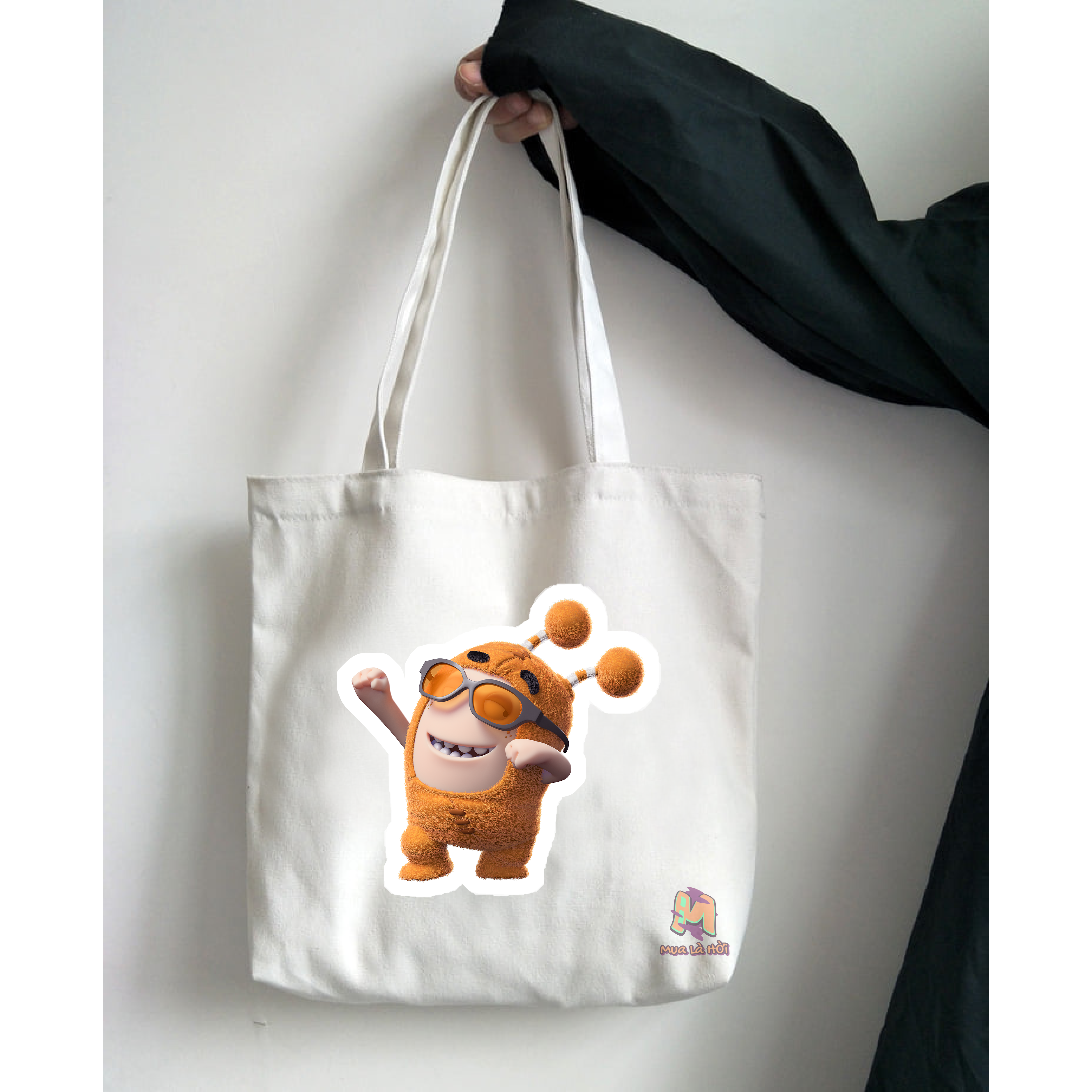 Túi Tote in hình chủ đề Những người bạn kỳ lạ (Oddbods)