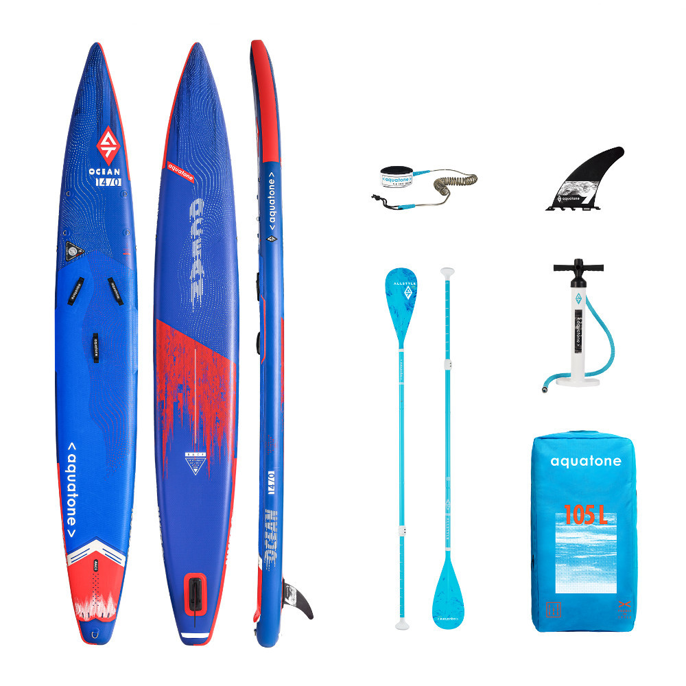 Ván SUP bơm hơi Aquatone OCEAN 14'0" RACE SUP TS-611D 2.0 2022