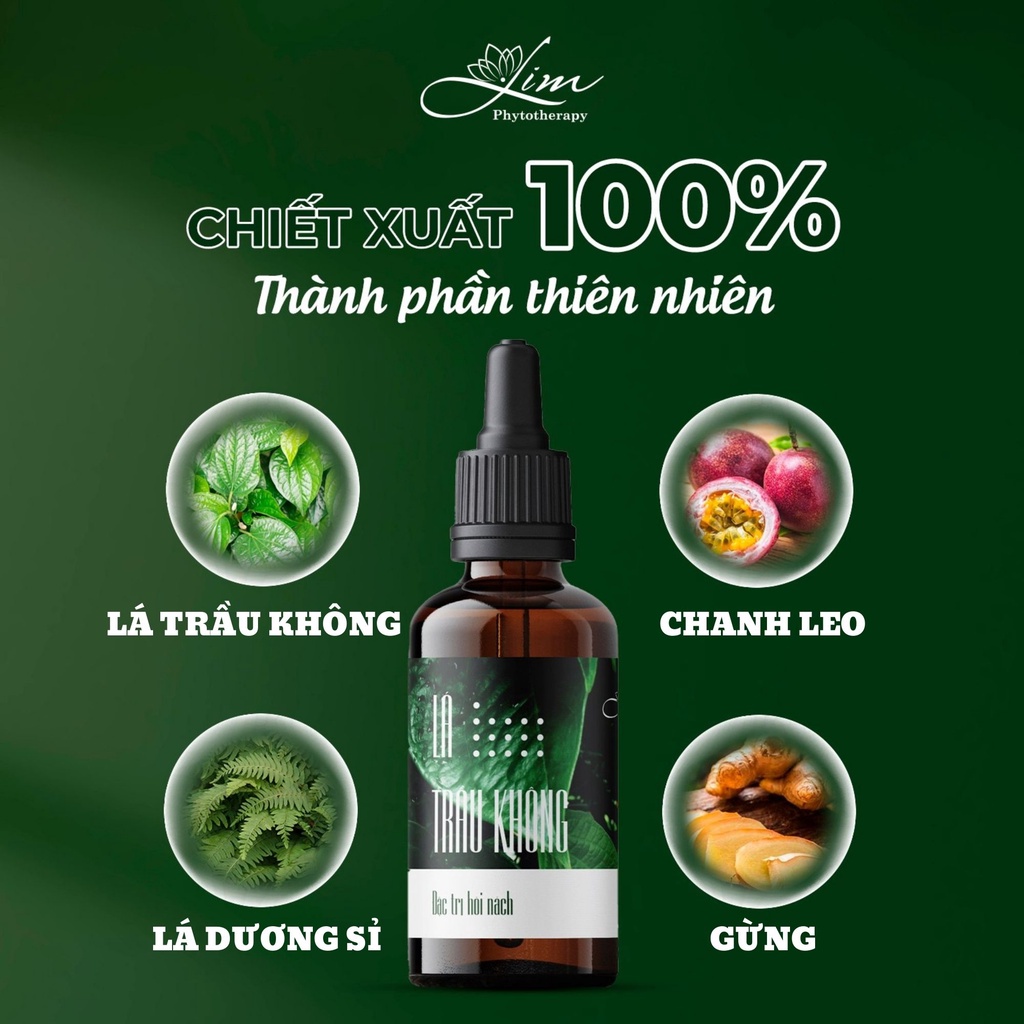 SERUM LÁ TRẦU KHỬ MÙI HÔI NÁCH LIM