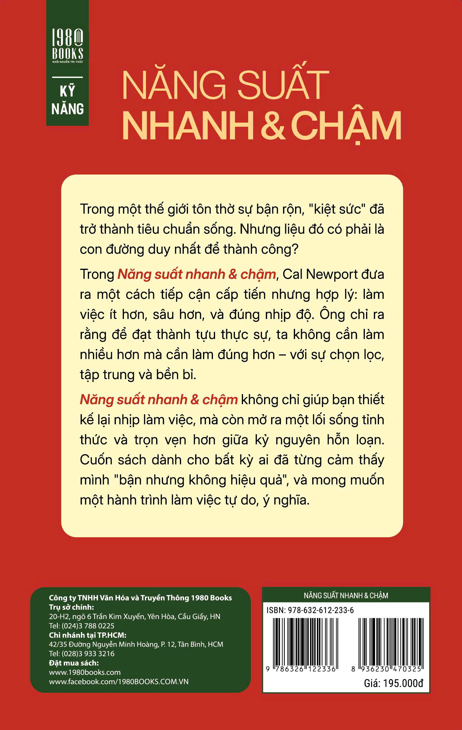 Sách Năng suất nhanh và chậm