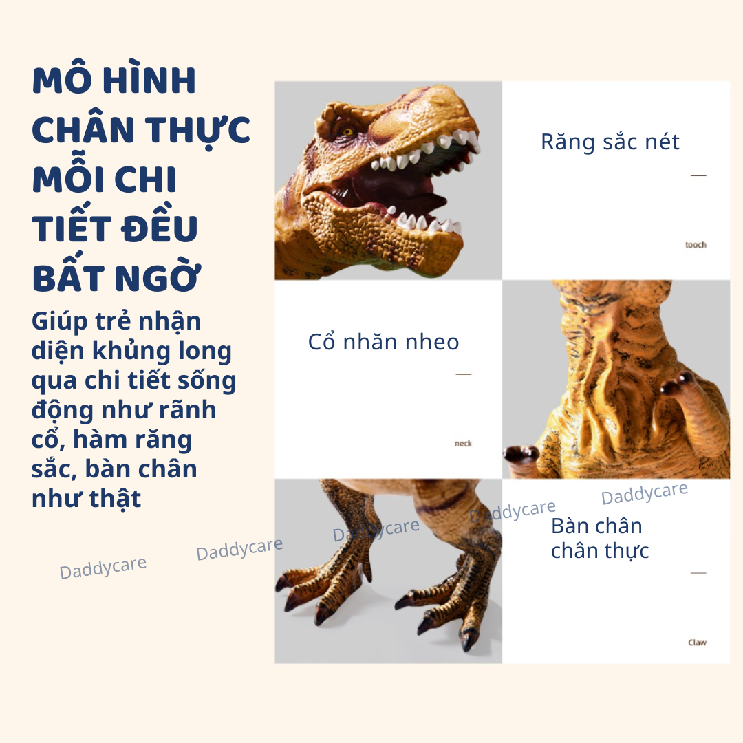 Mô hình khủng long mini cao su mềm Mideer Queen sized Simulated Dinosaur, jurassic world T-rex spinosaurus