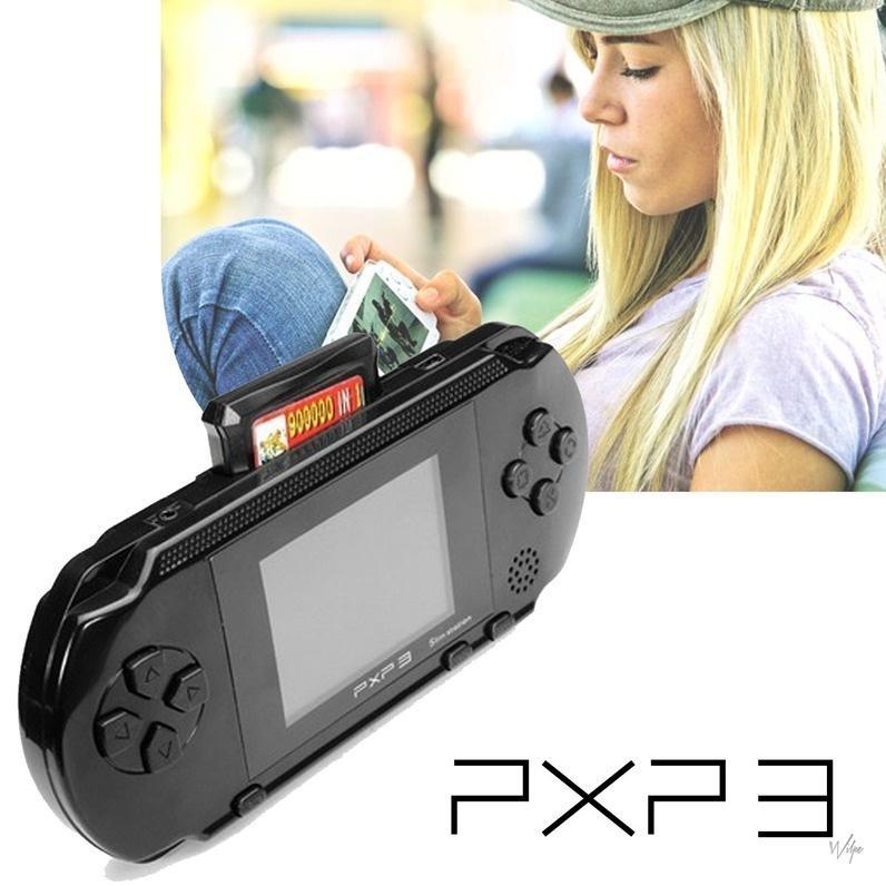 Máy Chơi Game Cầm Tay 16 Bit PXP3 Có 2 Thẻ Game Tích Hợp 156 Trò Chơi Cổ Điển