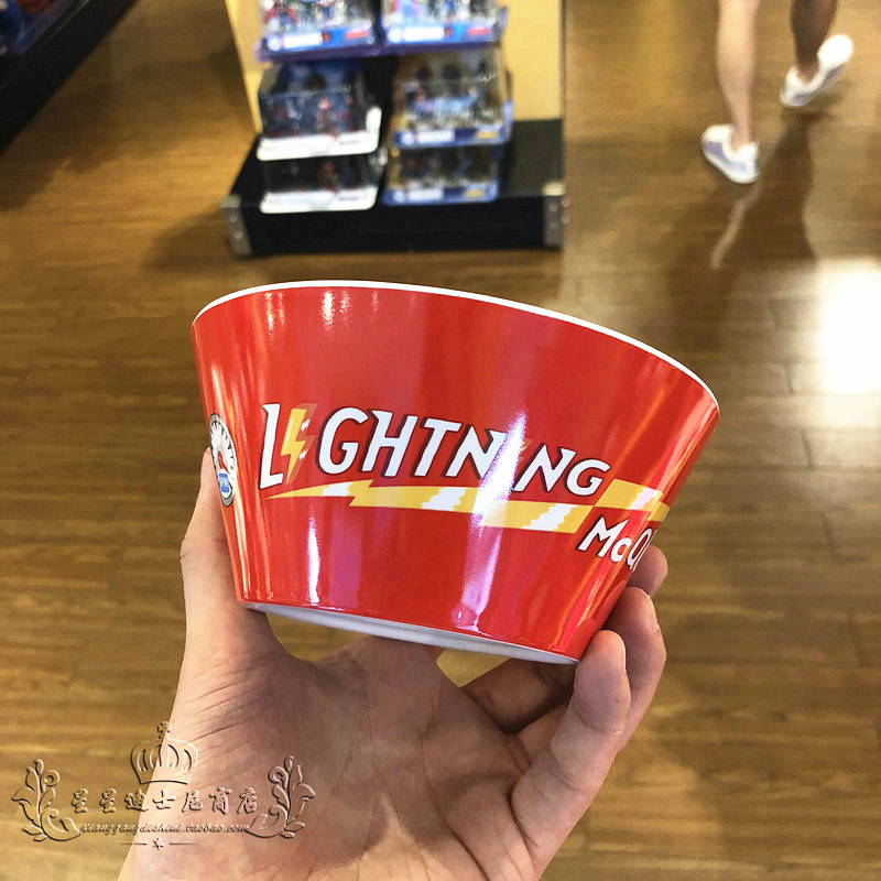 Chén ăn nhựa Melamine hình xe đua Car Mcqueen 95 nổi 3D màu đỏ cho bé trai - 78VNDC2459
