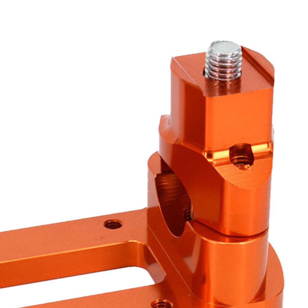Aluminum Motorcycle HandleBar Fat Bar Risers Mount Clamp For 125-530