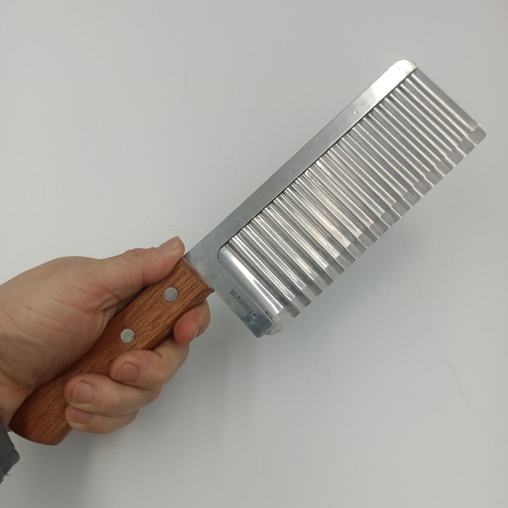 Dao cắt lát, tỉa sóng củ quả bằng inox MUMAREN 414