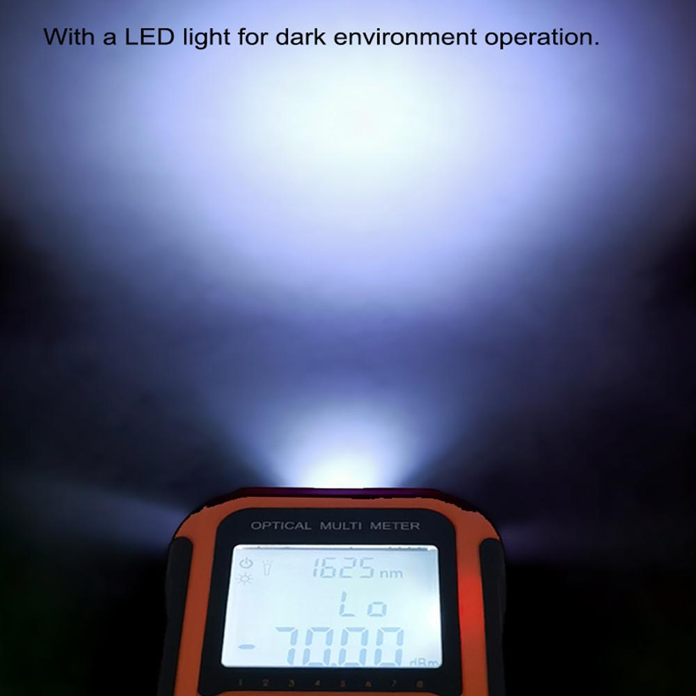Portable Lightweight 3 in 1 Optical Power Meter High Accurancy Network Tester Digital Display Optical Fiber Tester with LED Light