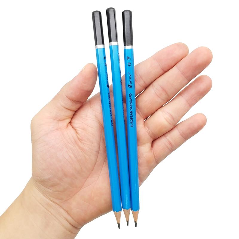 Hộp 12 Bút Chì Gỗ 2B Soft Series Plus - Bitex PC03