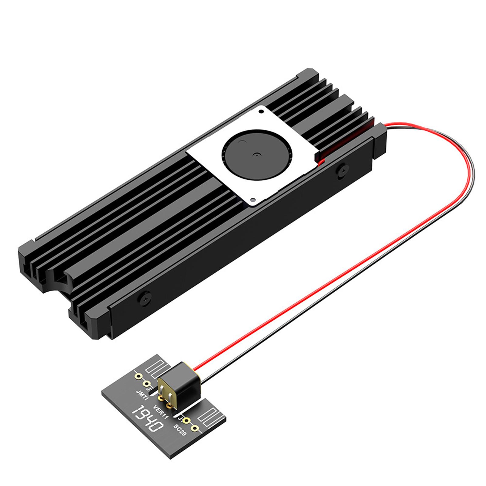 M.2 SSD Heat Sink Aluminum Heat Radiator Cooling Silicon Therma Pads Cooler
