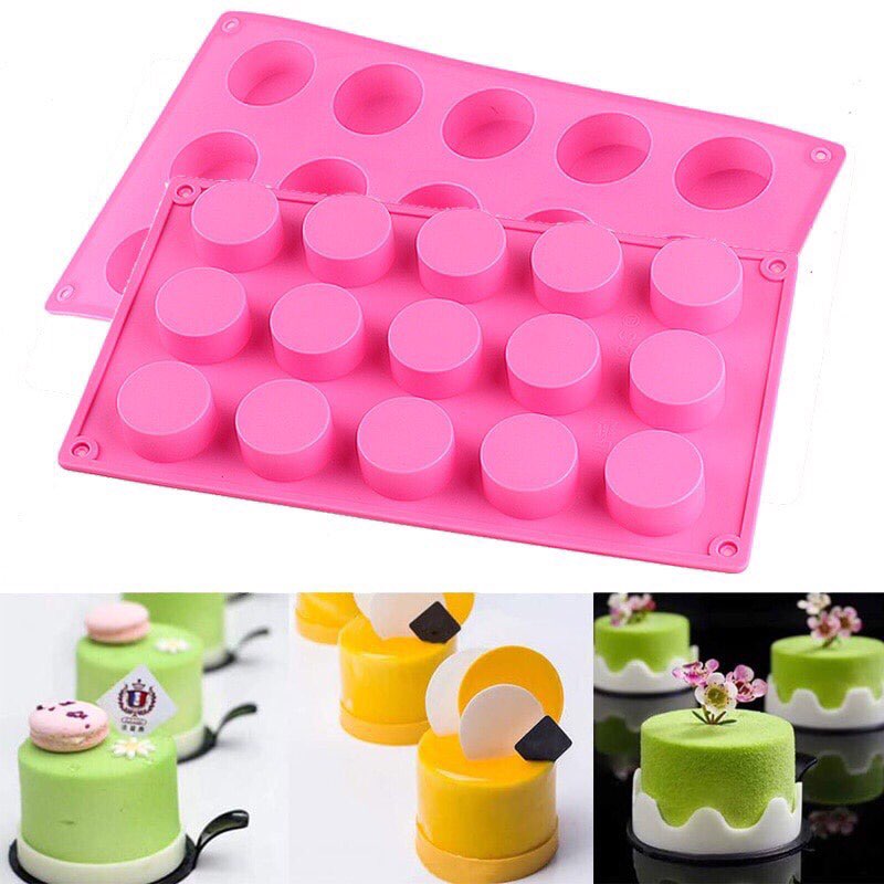 Khuôn silicon 15 khối tròn