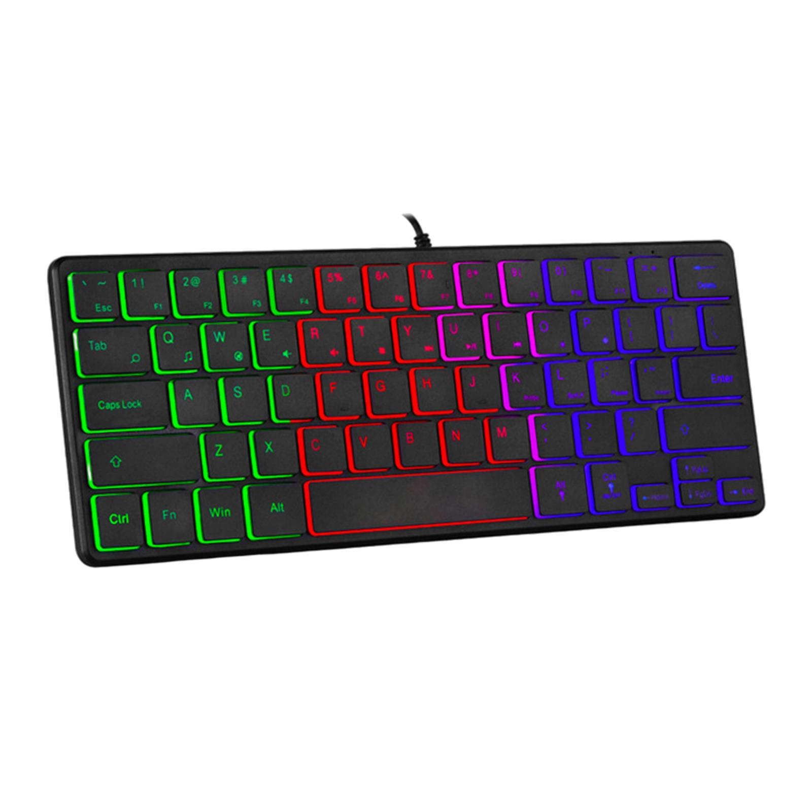Gaming Keyboard Mini Compact USB Illuminated Windows