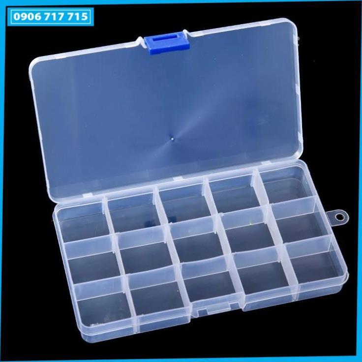 Hộp đựng linh kiện điện tử 10/15/24/36 ngăn