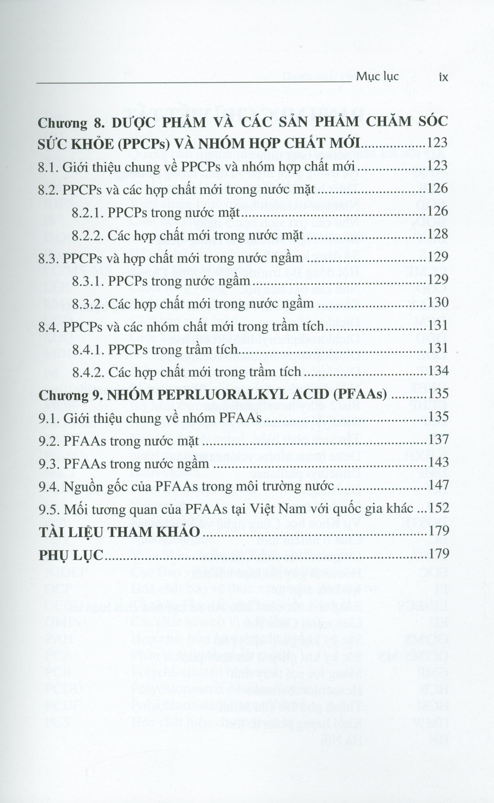 Nguy Cơ Ô Nhiễm Môi Trường Của Một Số Nhóm Chất Hữu Cơ