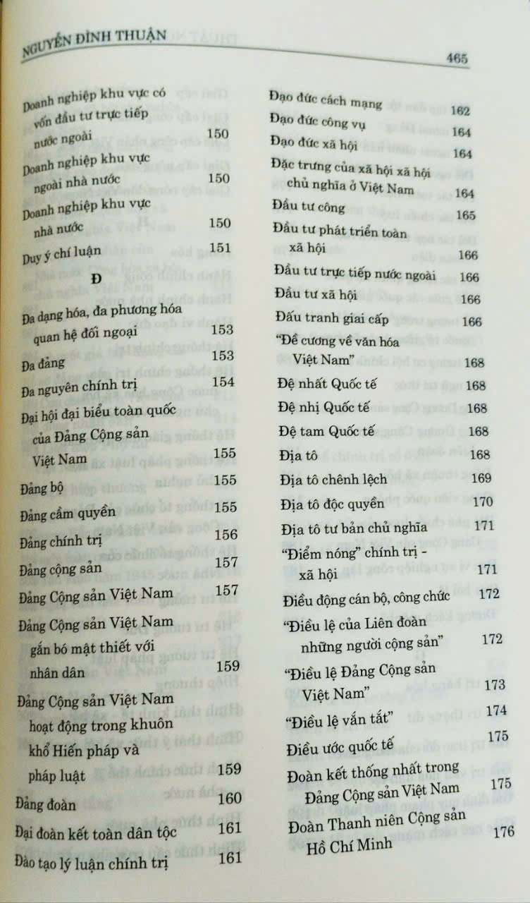Thuật Ngữ Lý Luận Chính Trị