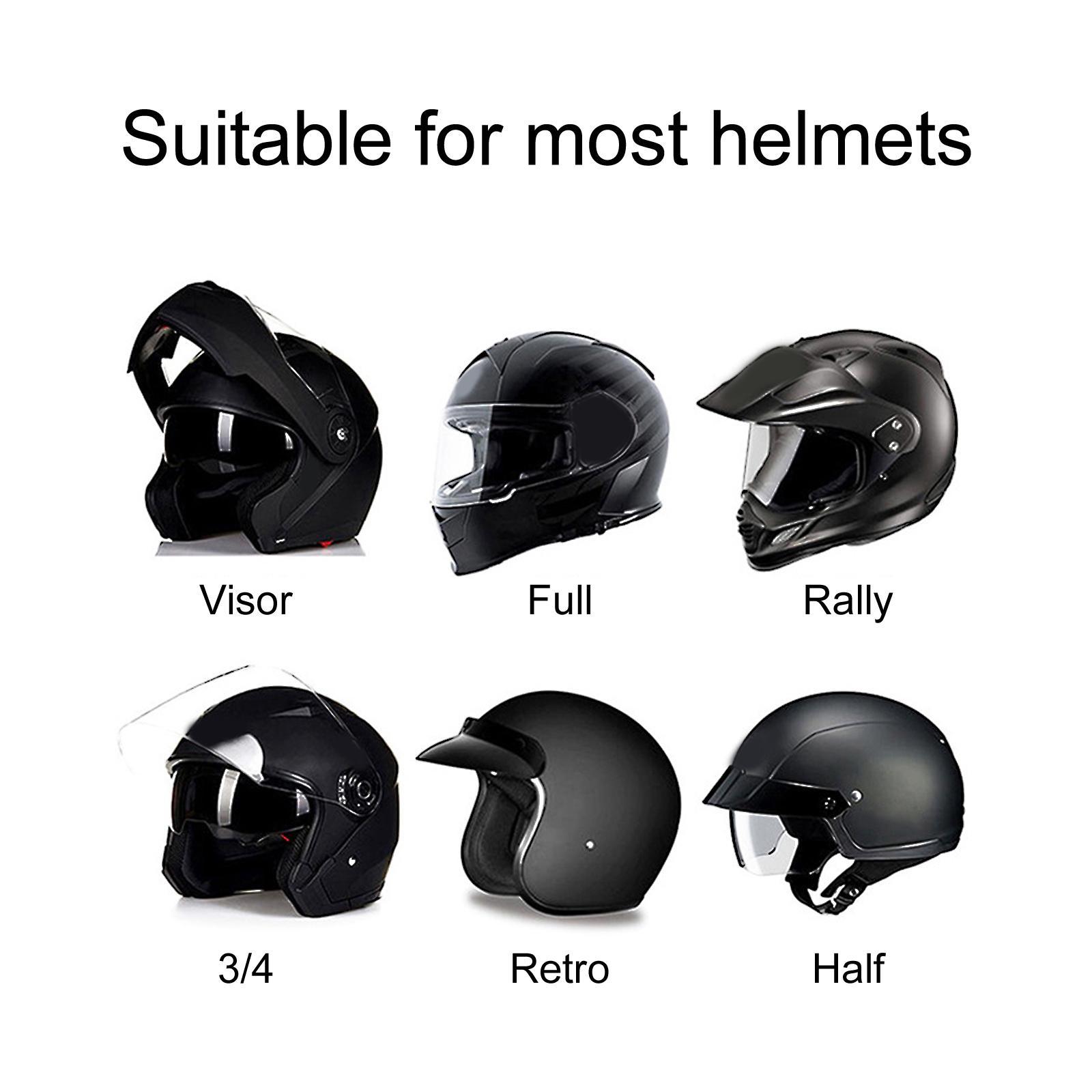 Motorcycle Helmet Bluetooth 5.0 Headset Noise Canceling Earphone Fit for Riding
