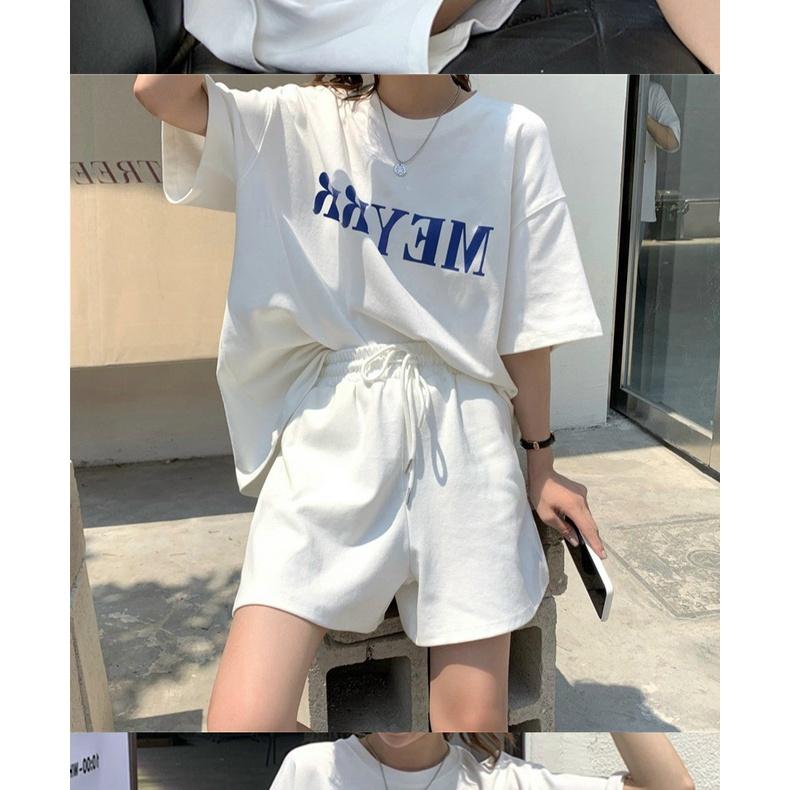 Set Áo Phông Quần Đùi Dáng Rộng MEYRR