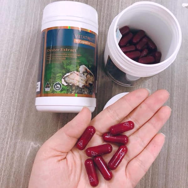 Viên uống Vitatree Tinh Chất Hàu Tăng Cường Sinh Lý Nam Oyster Extract - 90 Viên