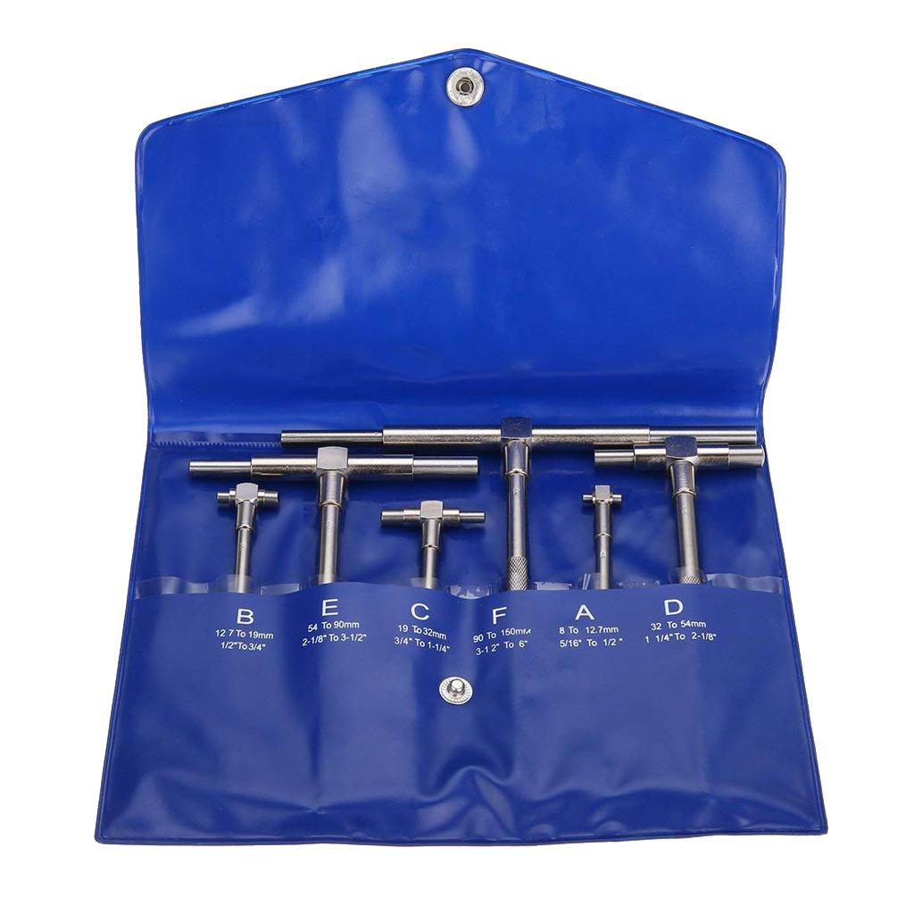 Dây Thép Không Gỉ Kẹp Điện Thoại T Khoan Đồng Hồ Đo Bộ Lỗ Chính Xác Gage Năm 5/16  -6