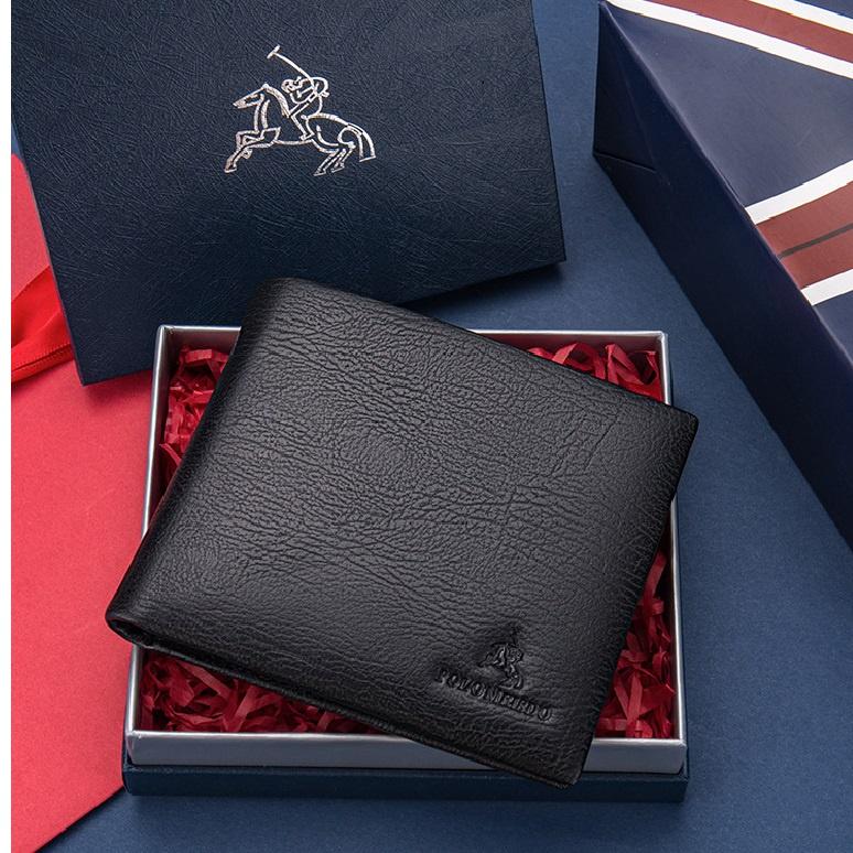 Bóp Da Nam Ví Da Bò Nam Cao Cấp Hàng Hiệu POLO MEISDO Sang Trọng Bảo Hành 24 Tháng