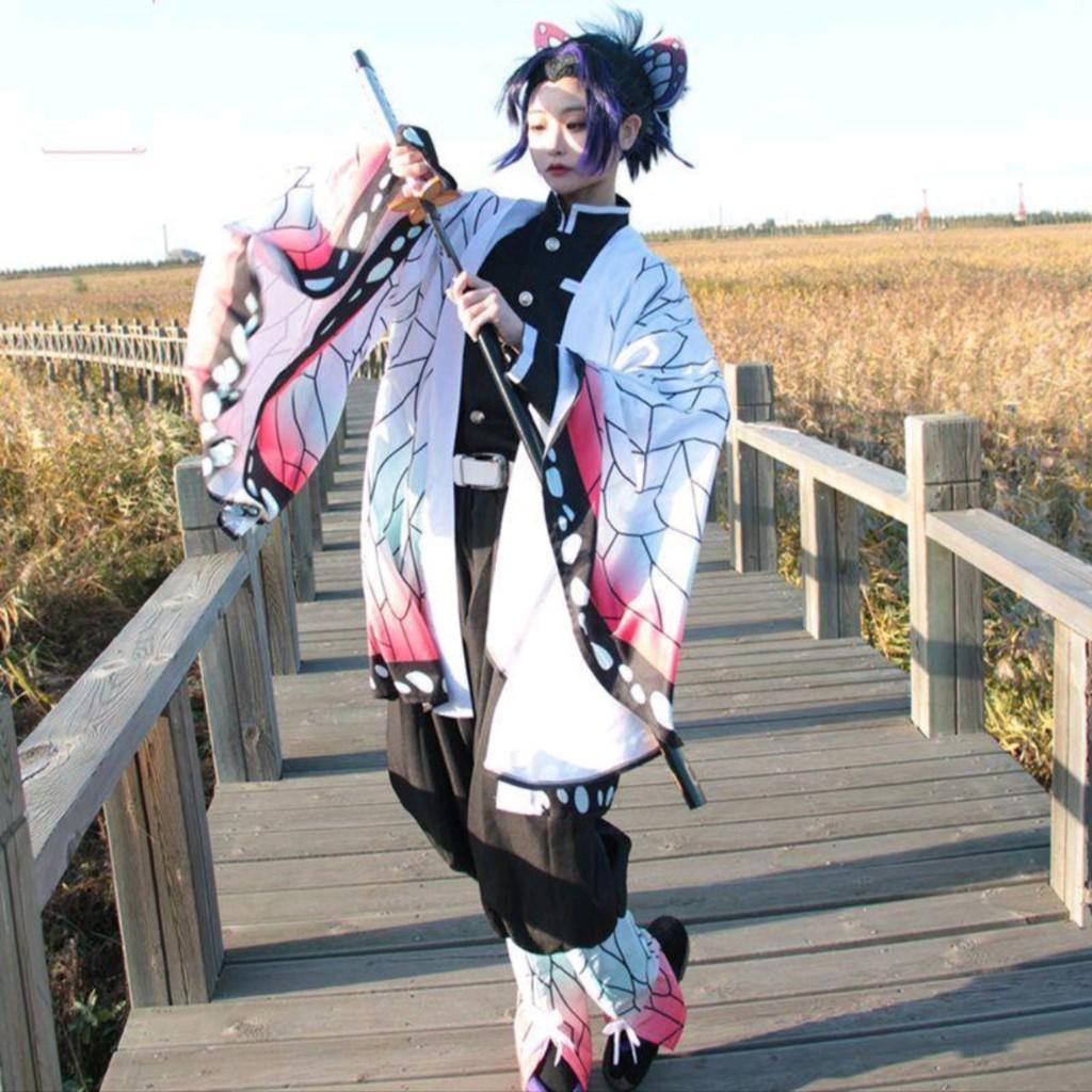 (Lưỡi Gỗ Dài 1m) Đạo Cụ Cosplay Trùng Trụ Shinobu Trong Kimetsu No Yaiba