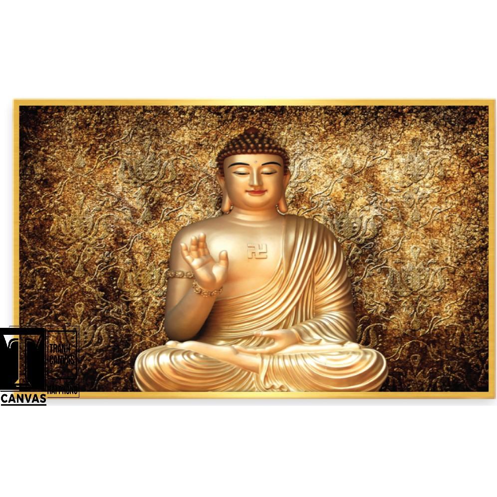 Tranh Canvas chủ đề Đạo Phật, tranh Phật giáo Mã TD06-18 (không kèm khung)