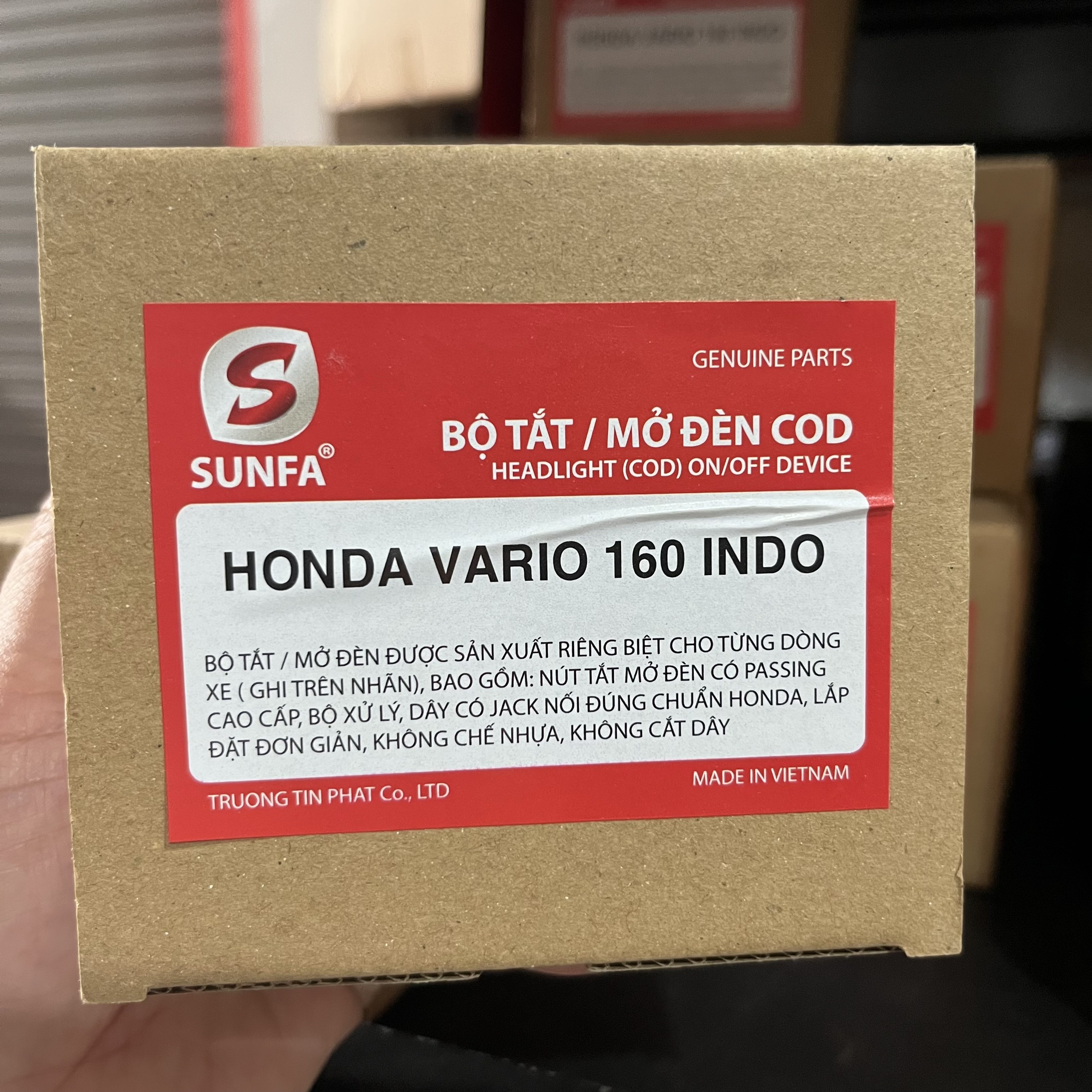 Bộ công tắc đèn Sunfa cho VARIO 160, CLICK 160 (090038)