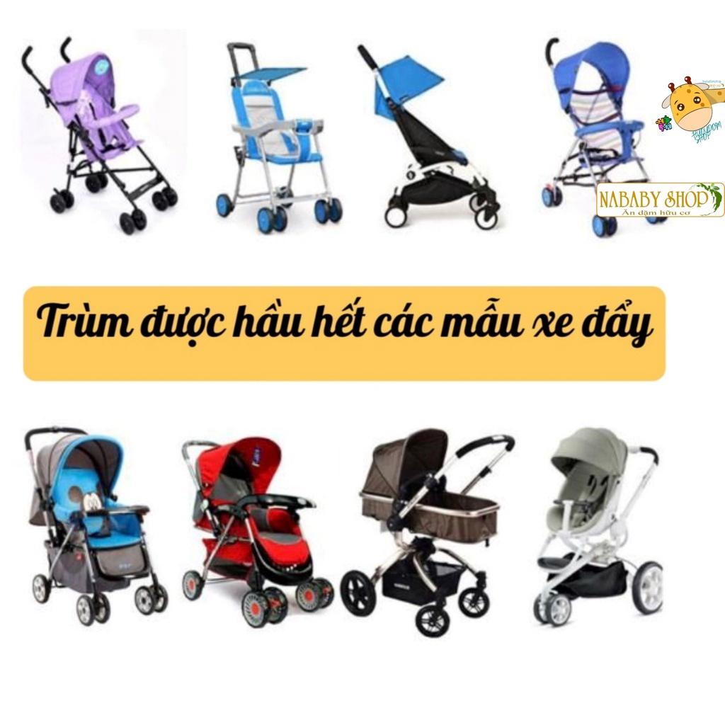 Màn che muỗi trùm xe đẩy cho bé, an toàn tiện dụng