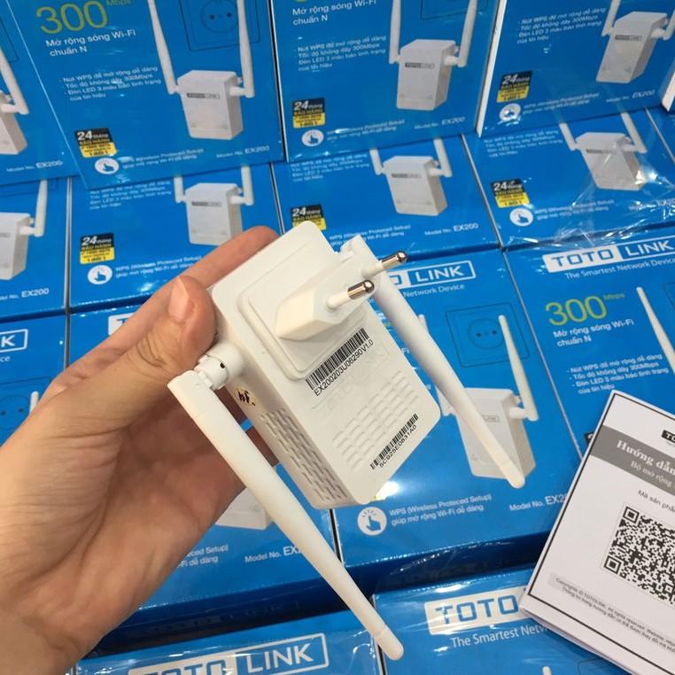 Bộ kích sóng wifi TOTO LINK EX200 - Hàng chính hãng