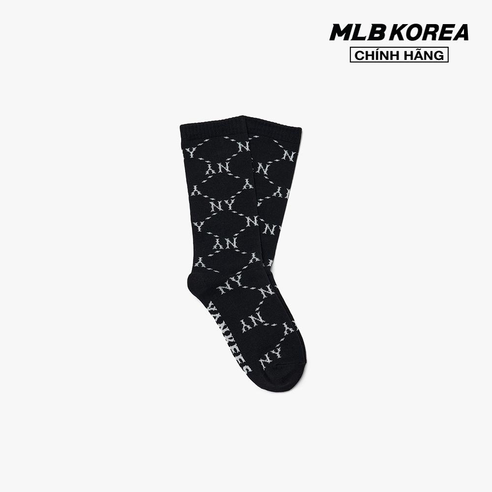 MLB - Vớ cổ cao Monogram Diamond 3ASOLM22N-50BKS-26