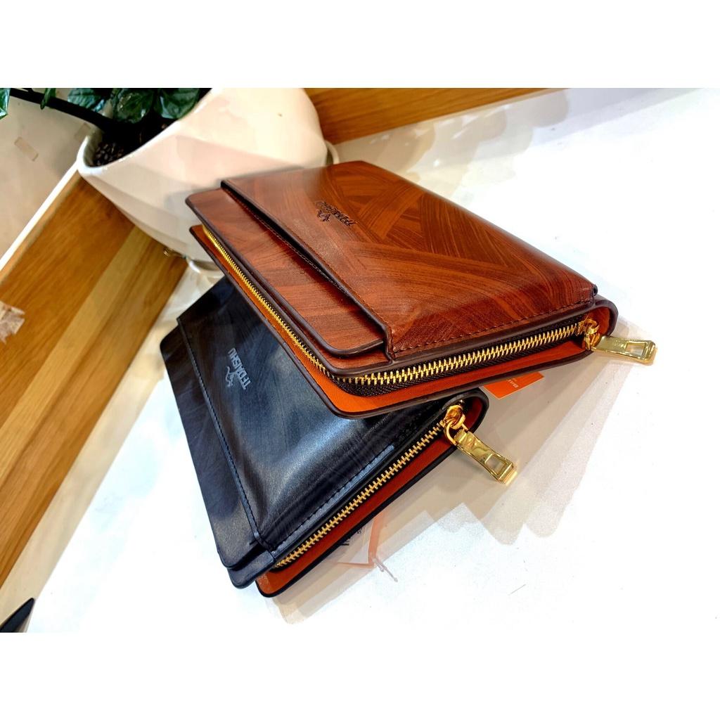 Ví Cầm Tay Nam Cao Cấp 0202.Clutch Da Cầm Tay.Bóp Da Cầm Tay Daishu.
