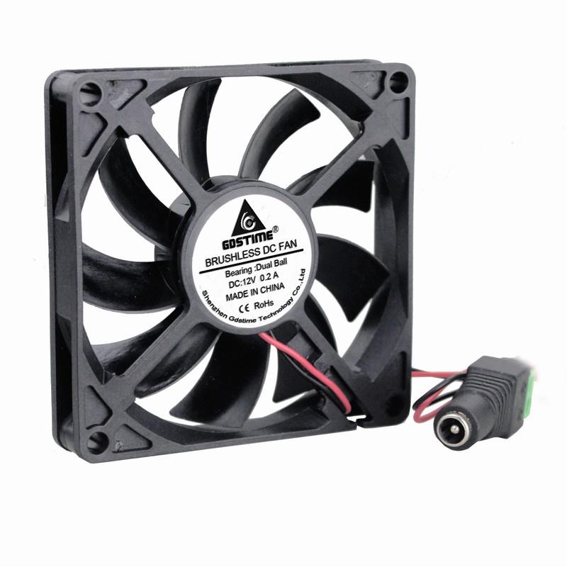 1 Pcs Gdstime 11V DC Ball Bearing Cooler 80*11mm AC 11V 111V 11V 11V 140V Cooling Fan Heatsink Power Supply Adapter Driver